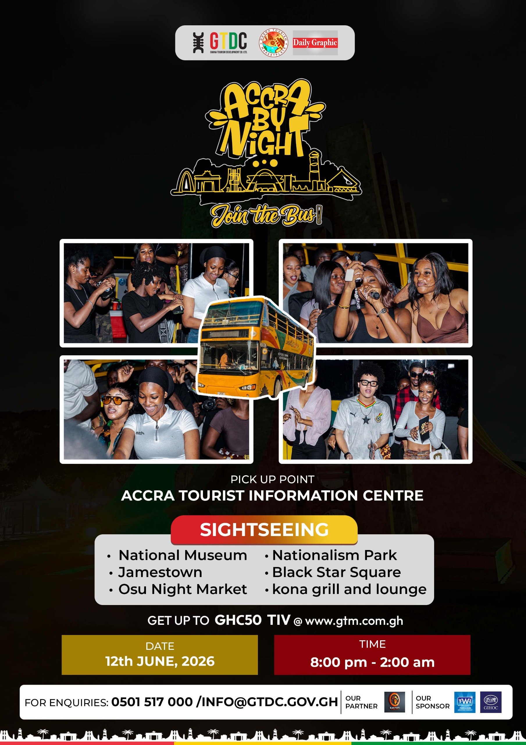 AccraByNight - One Year,  Anniversary Ride