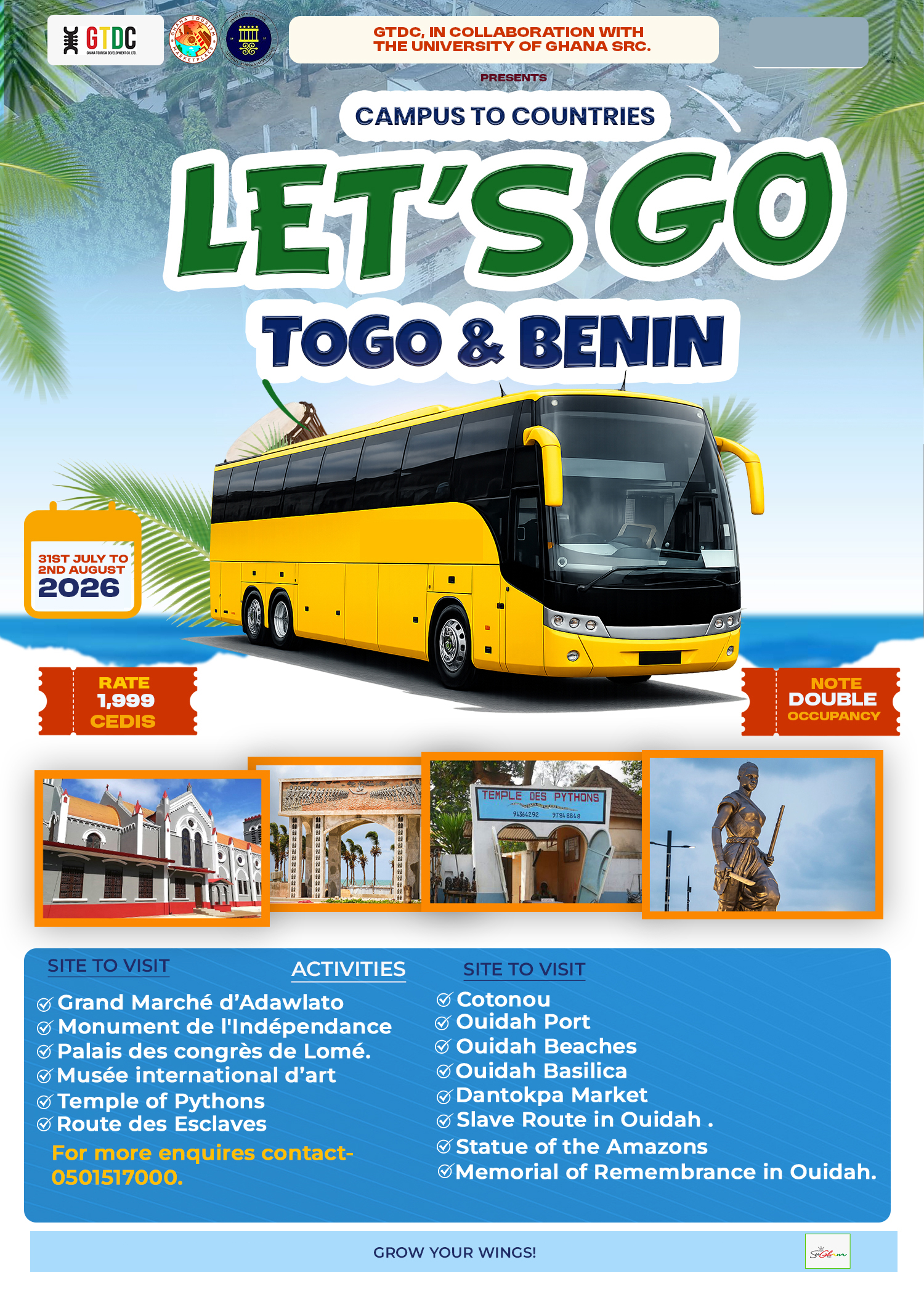 Campus  to Countries Tours
