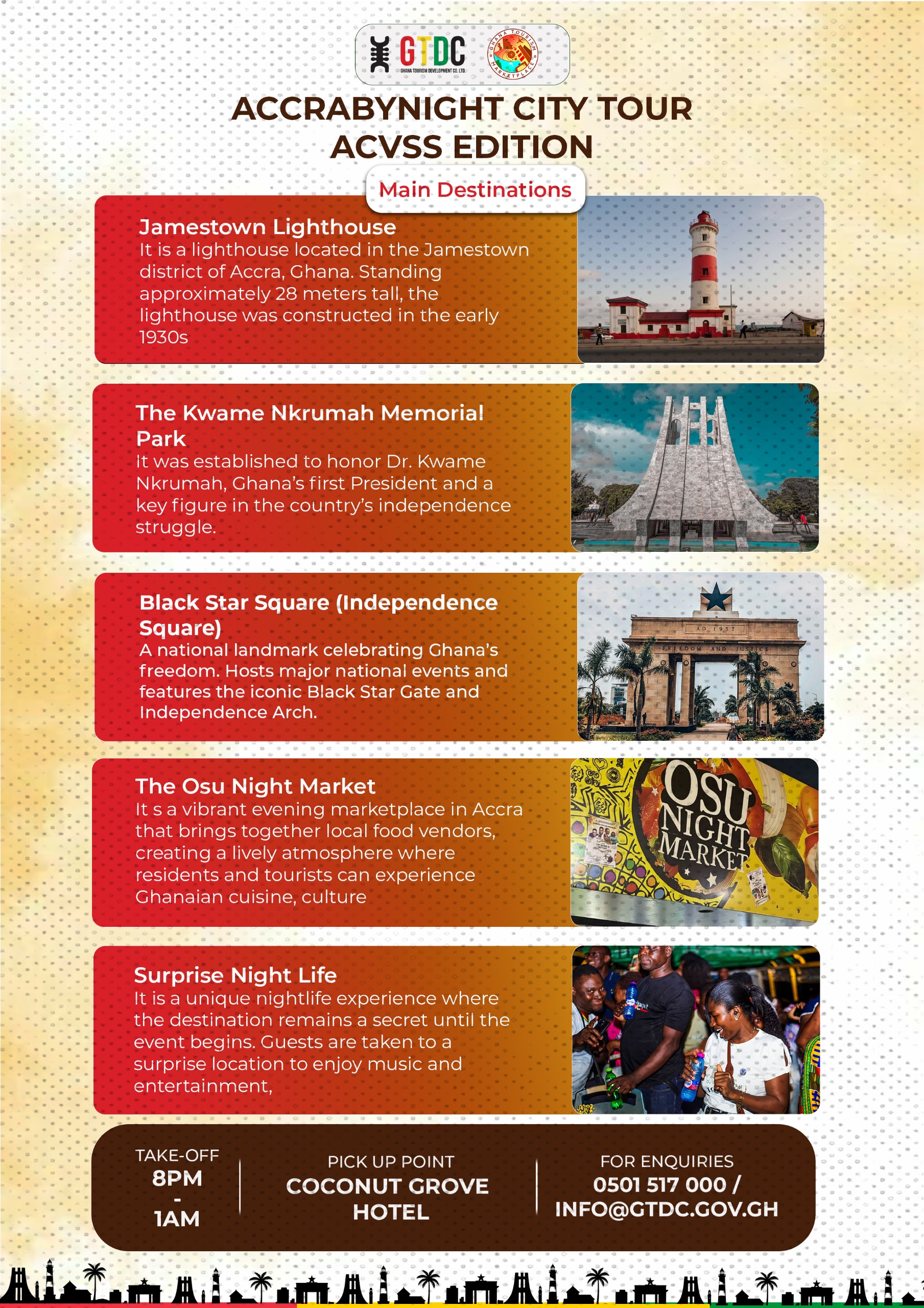 AccraByNight with ACVSS -exclusive TOUR(only members)