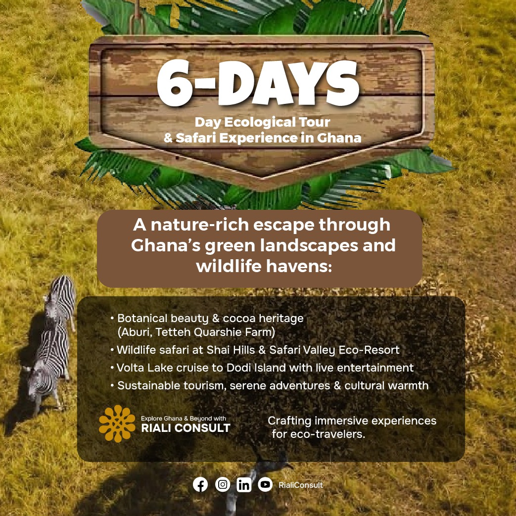 6-Day Ecological Tour & Safari Experience in Ghana