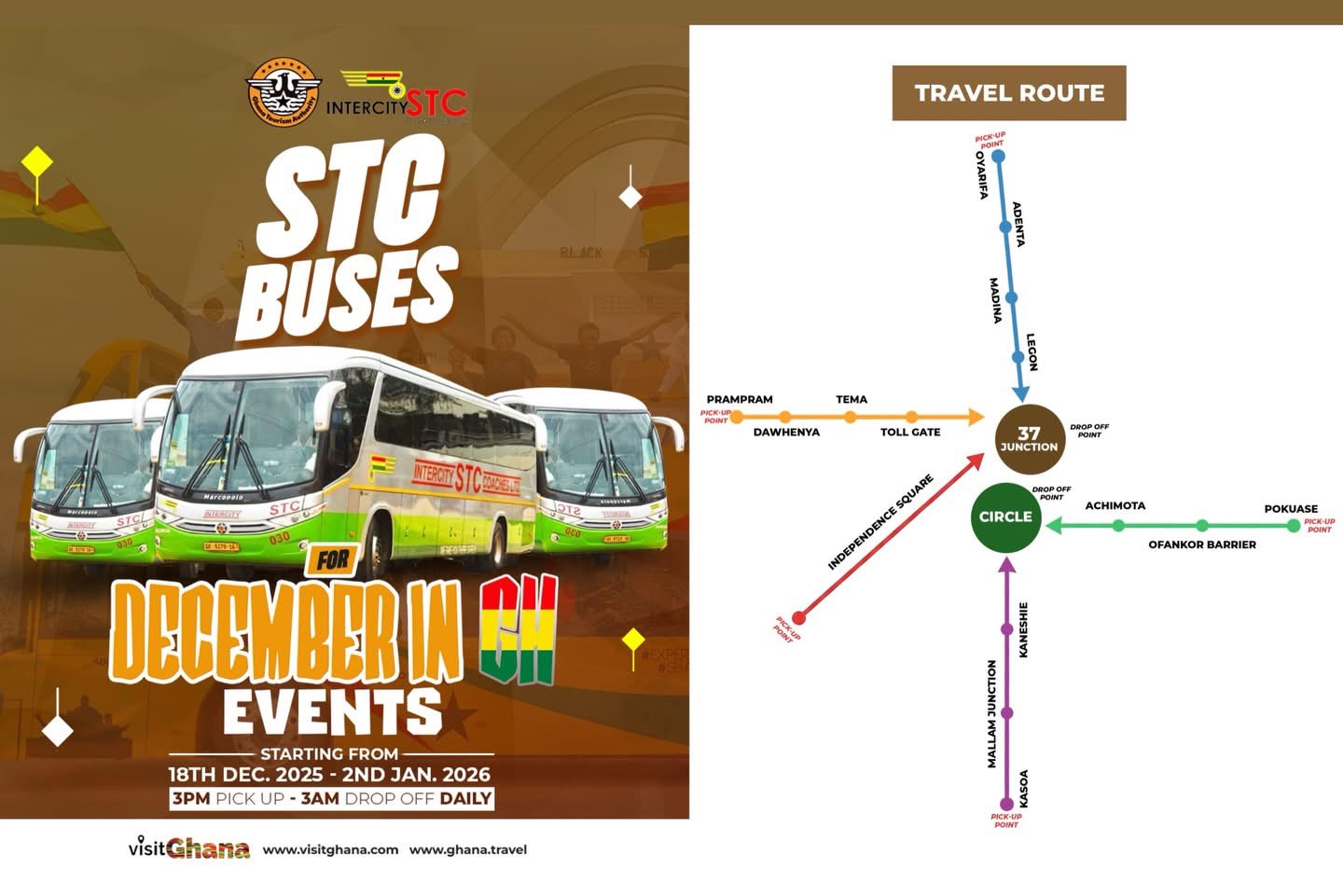 GTA Rolls Out Festive Shuttle Buses to Ease Travel This ‘December in GH’