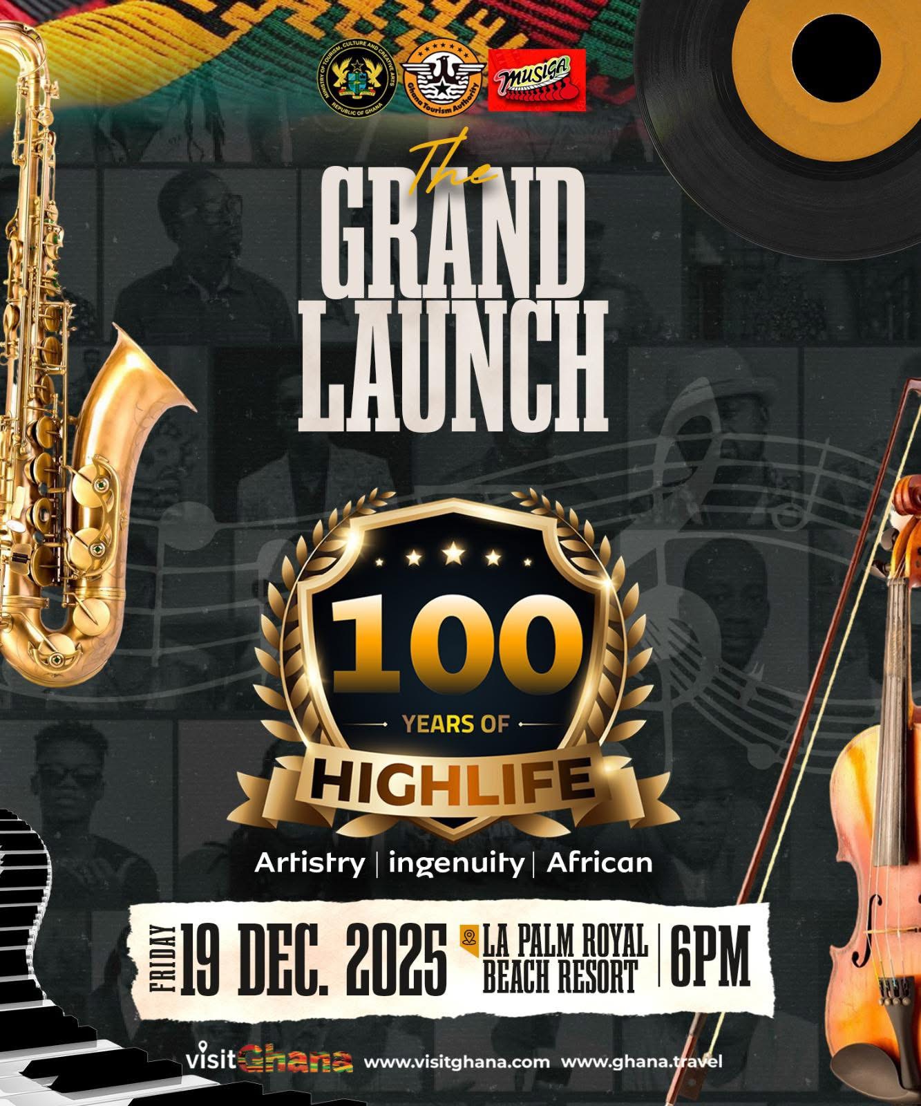 GTA Set to Launch ‘100 Years of Highlife’ Celebration