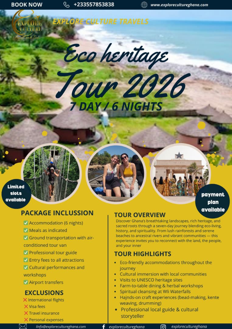 7 Day Ghana Eco-Heritage Journey