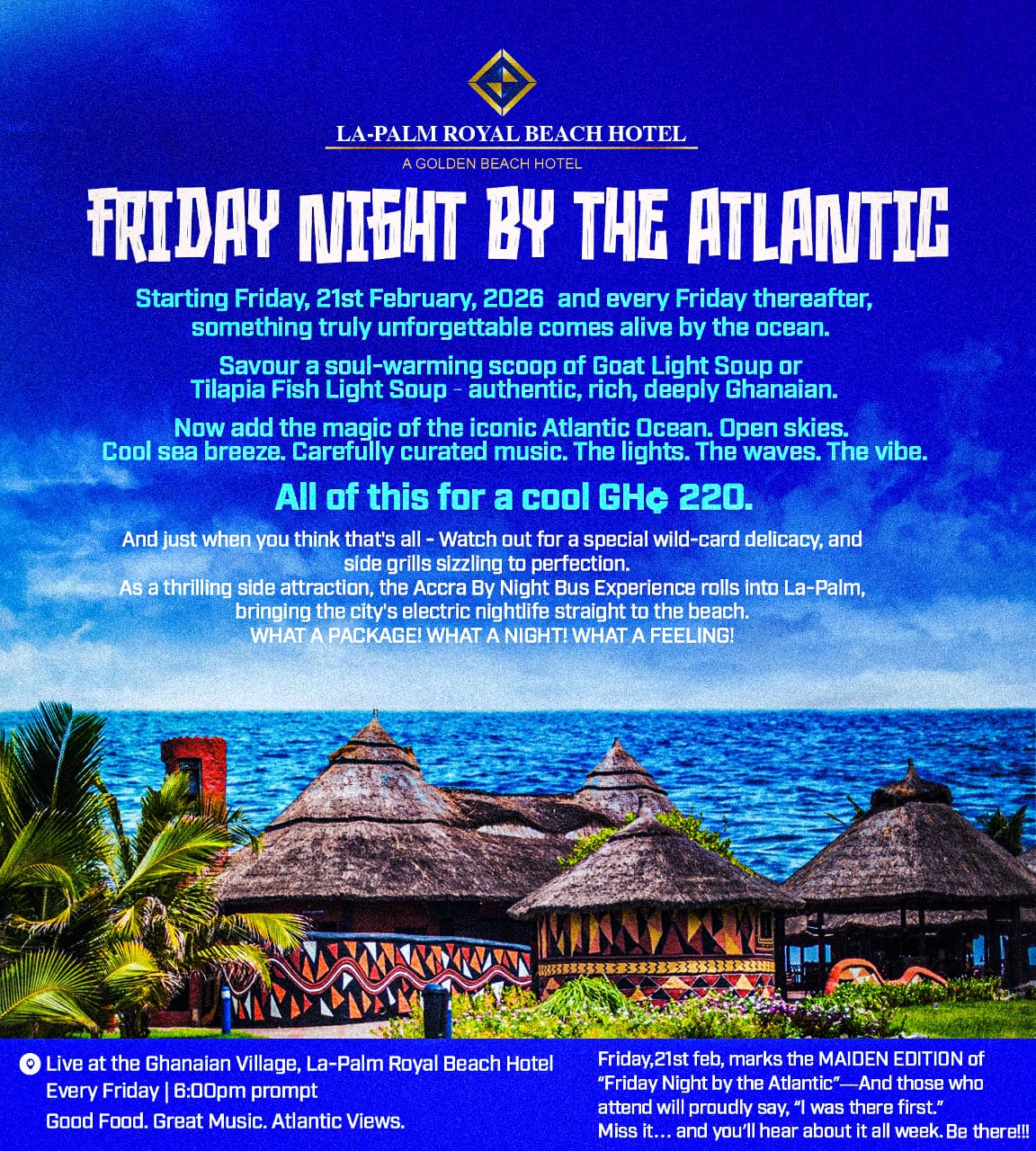 FRIDAY NIGHT BY THE ATLANTIC