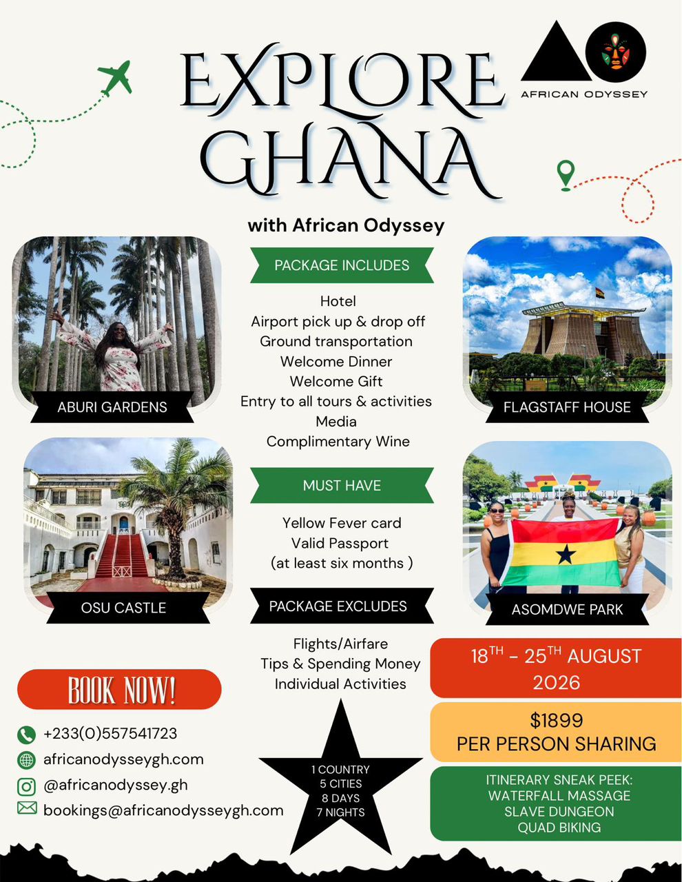 Explore Ghana in August 2026 with African Odyssey