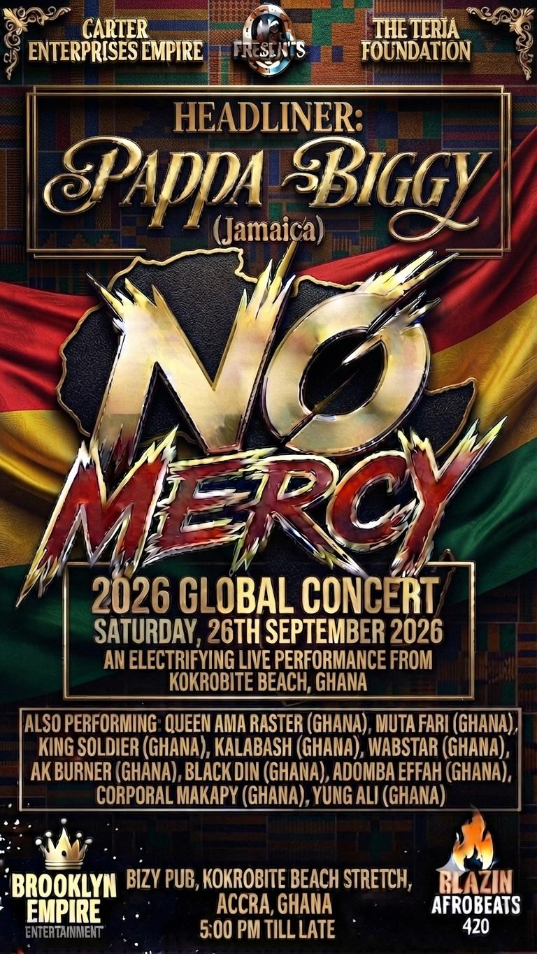 2026 NO MERCY GLOBAL CONCERT