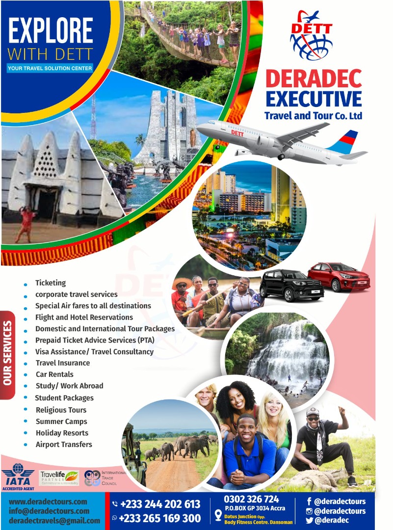 Explore with Deradec Executive  Travel and  Tour
